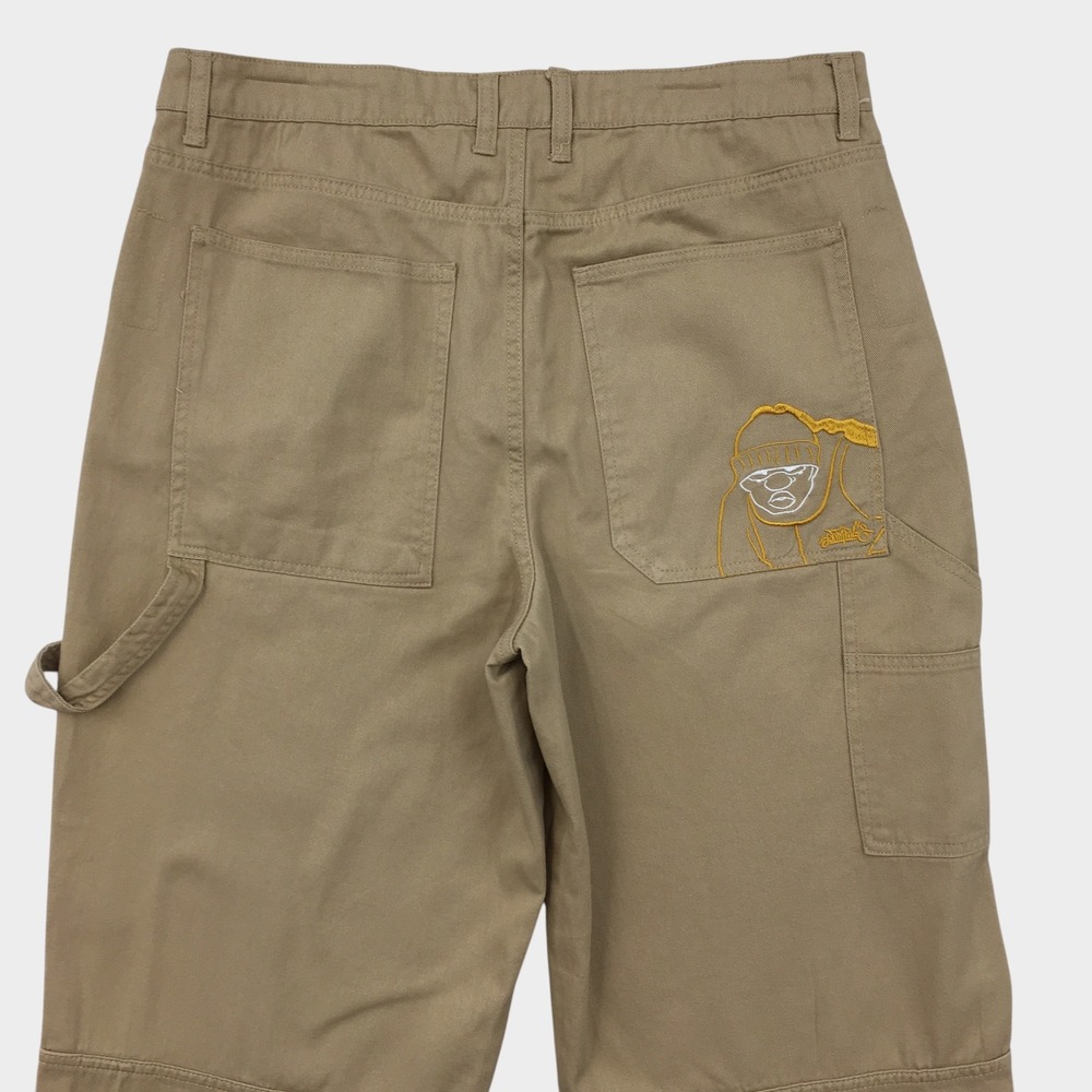 Southpole Khaki Carpenter Baggy Loose Pants Mens Large Tan Streetwear